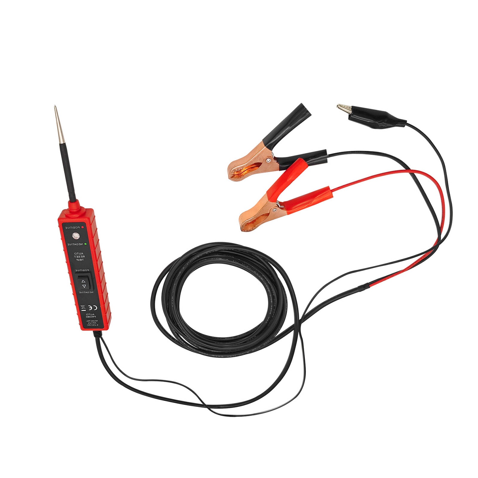 Long Cord DC 6-24V Power Probe Car Automotive Electric Circuit Tester Tools