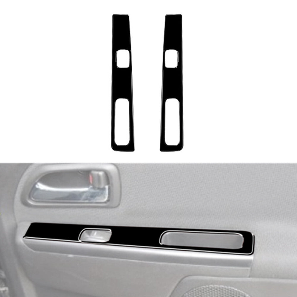 3X Carbon Fiber Passenger Glove Box Latch Trim Cover for KIA Sedona 2015-2016 v