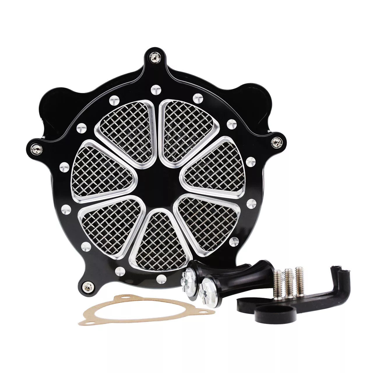 CNC cutting air purifier intake filter kit for Harley Touring FLHX FLHR 2008-2016- n