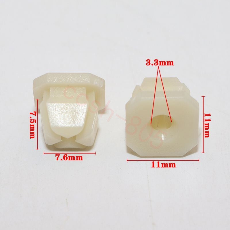 10 pcs Front Light Lamp Radiator Grille Retainer Nut Interior Trim Clips for GM