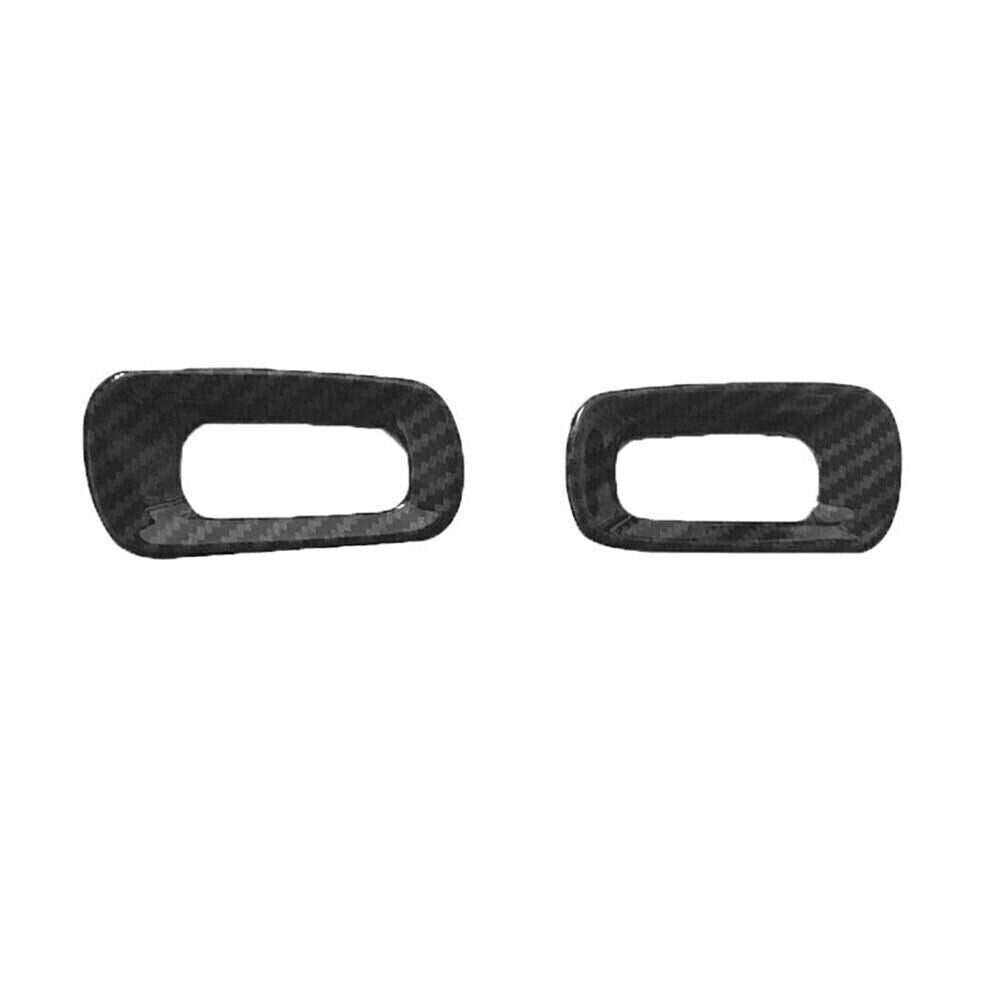 ABS Carbon Fiber Inner Dashboard Air Outlet Vent Trim for Volvo XC40 2019-2022