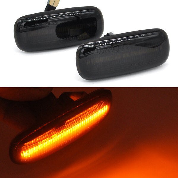 Dynamic LED Side Marker signal Light Smoked for Audi A3 8L S3 2000-2003 facelift v