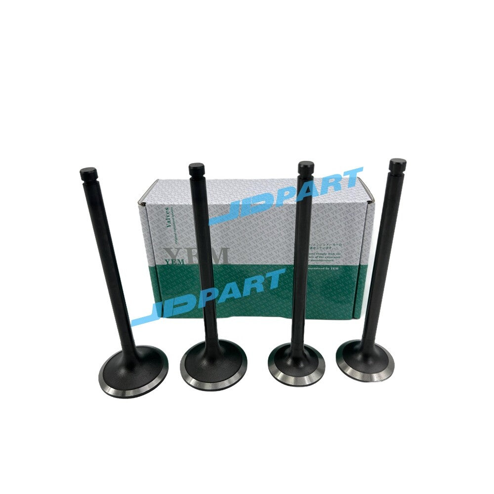 4-piece 2D94 intake and exhaust valve set for diesel engines.