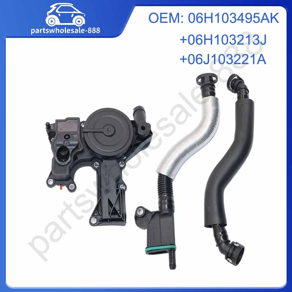 3-piece PCV valve kit with breather hose for Audi A4 Allroad, A5, B8, A6, C7, Q3, Q5 2.0T