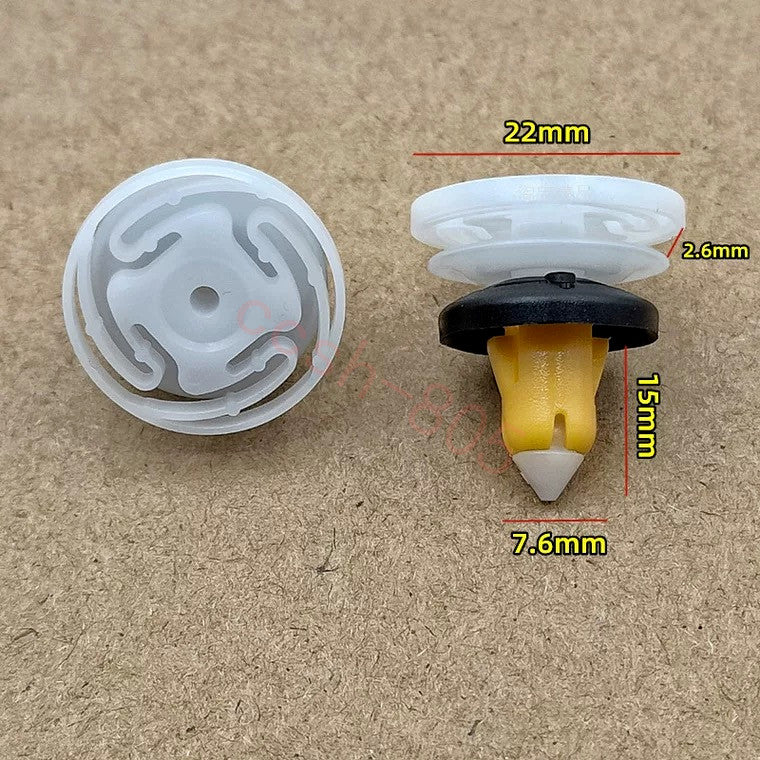 10 Pcs Car Door Panel Retainer Pin Clips For Car Universal Q