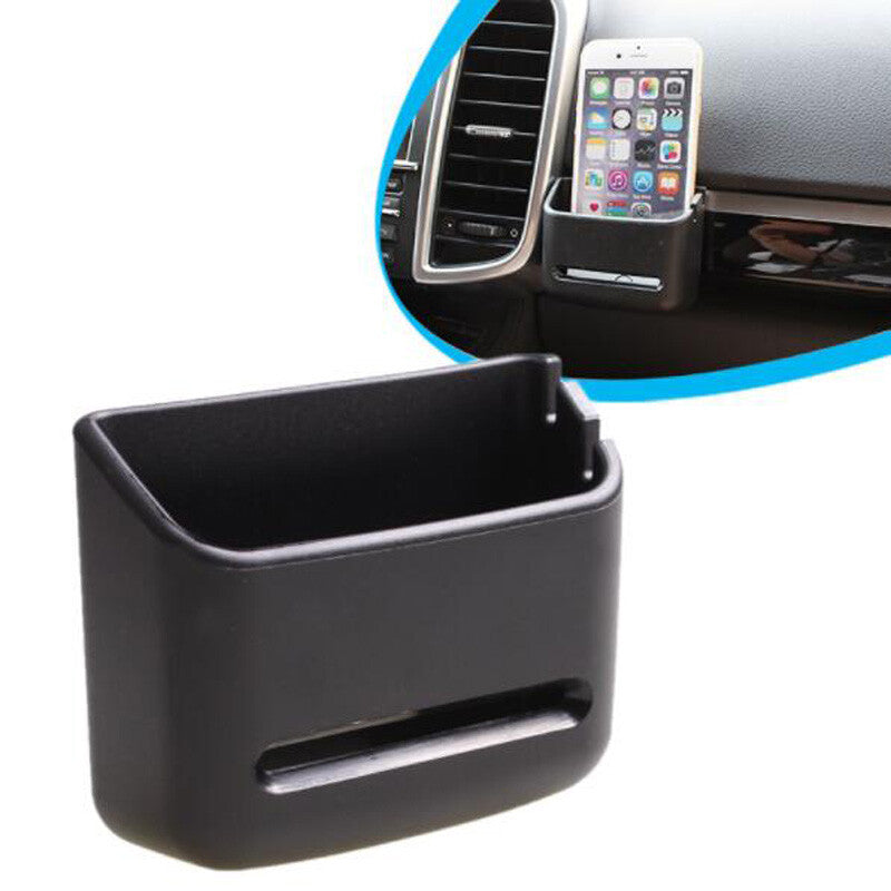 Car storage box pocket organizer phone charging case holder coin and key pouch - n