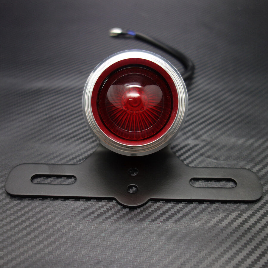 Motorcycle LED Retro Tail Brake Light Lamp for Harley Bobber Chopper Cafe Racer Q