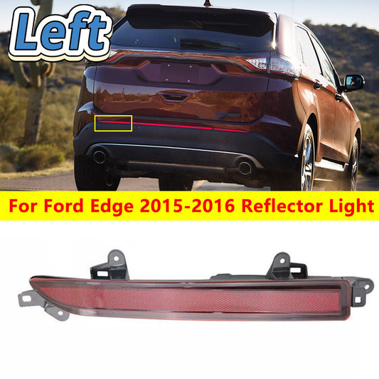 For Edge 2015-2016 Left Red Rear Bumper Reflector Light Rear Fog Lamp v