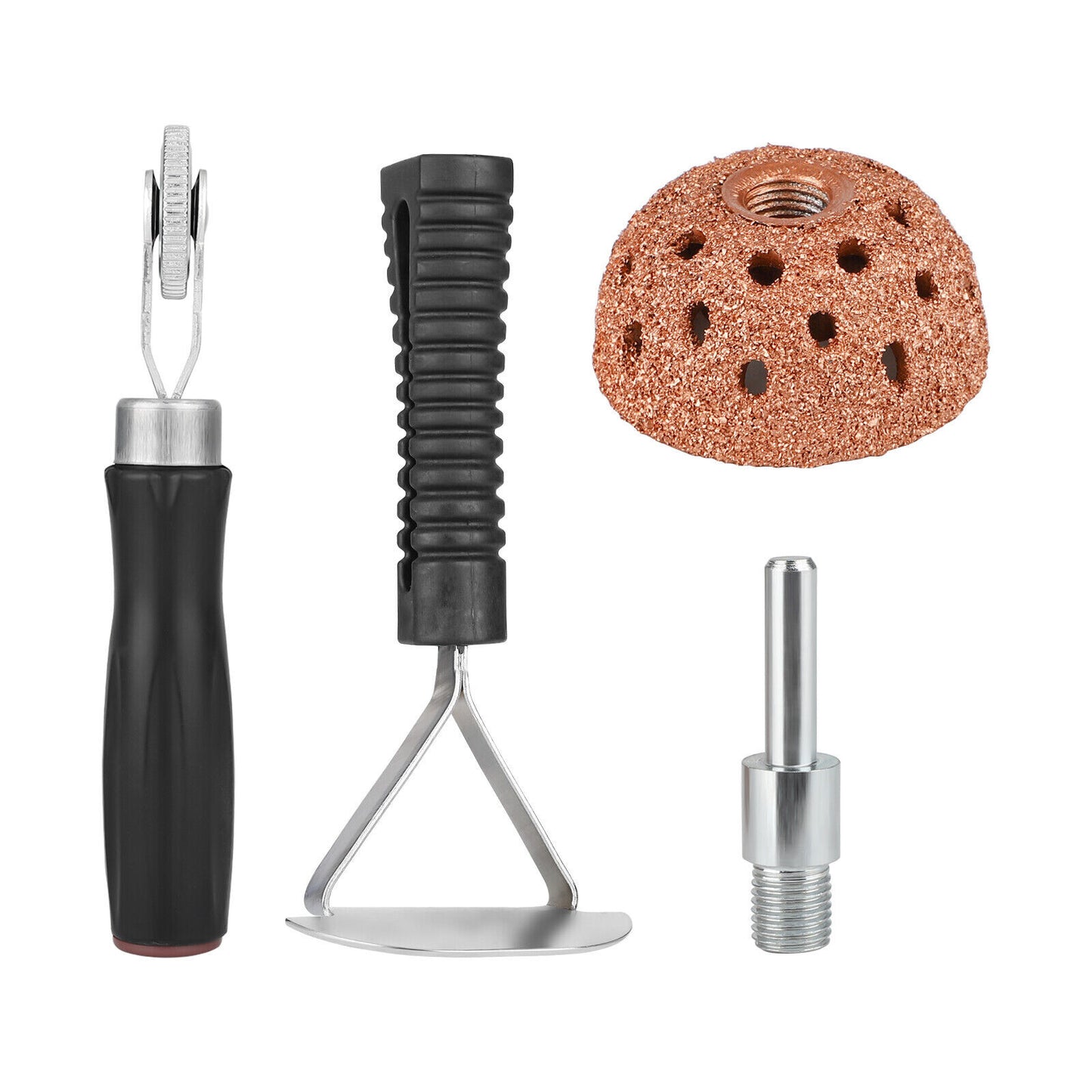 42mm Tire Patch Roller With Liner Scraper  Tire Repair Buffing Wheel For Truck