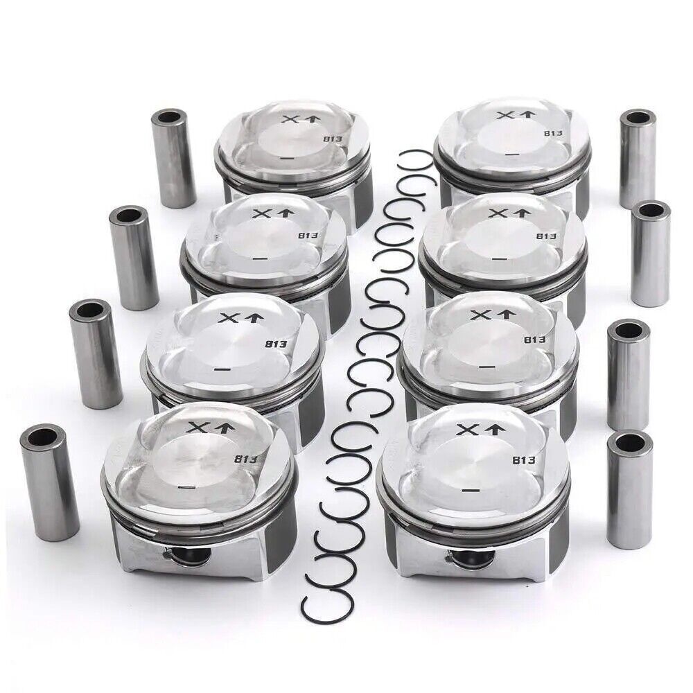 8x Engine Pistons Rings Kit Replace OE 94810303134 ¦µ93mm Fit for Porsche for Cayenne