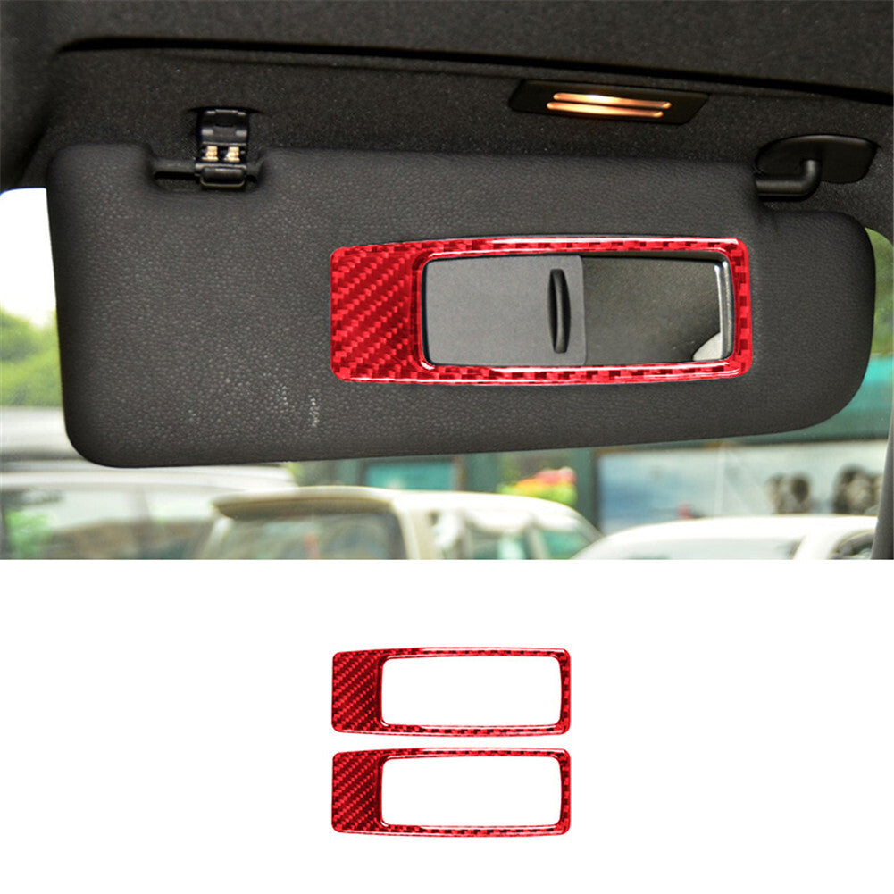 5x Carbon Fiber Window Switch Panel Cover Trim for Suzuki Grand Vitara 2006-2013 v