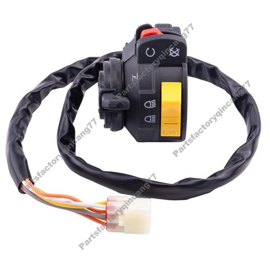 Left Handlebar Switch 37400-19B13 for Suzuki KingQuad 300 91-02 QuadRunner 250 Q