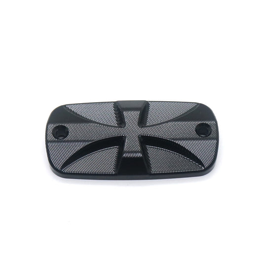 Black Cross Front Brake Fluid Cap for Yamaha for Kawasaki for Honda for Suzuki Cruisers Q