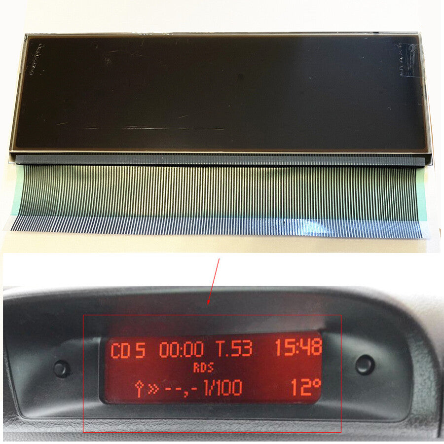Car Stereo Radio LCD Screen Display for Peugeot 206 307 for Citroen C5 Xsara Picasso