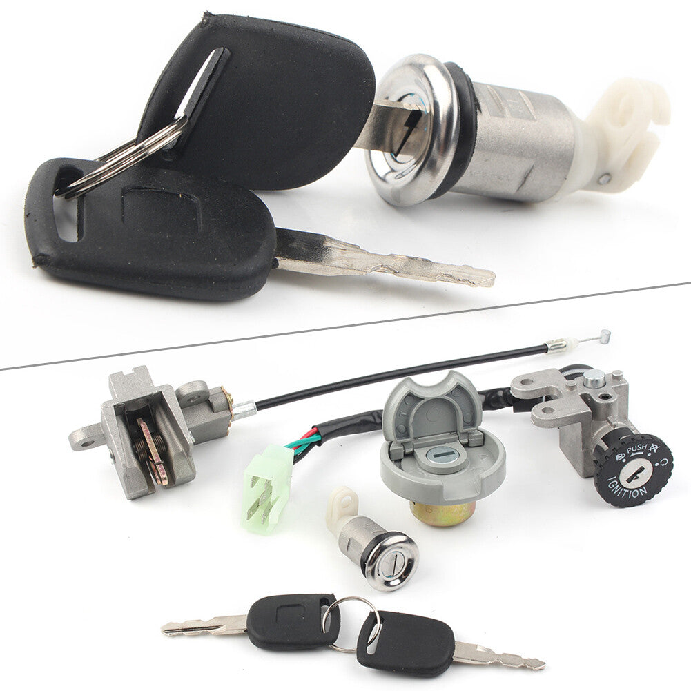 Ignition Lock Switch Fuel Cap Tank Cover for Chinese Scooter GY6 49cc 50cc