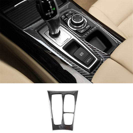 Red Carbon Fiber Center Console Storage Box Cover Trims for Camry 2012-14 v