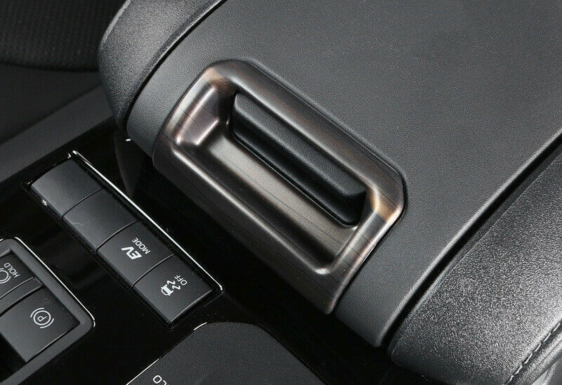 for Camry 2012-2017 ABS Chrome Central Console Gear Shift Knob Cover Trim v