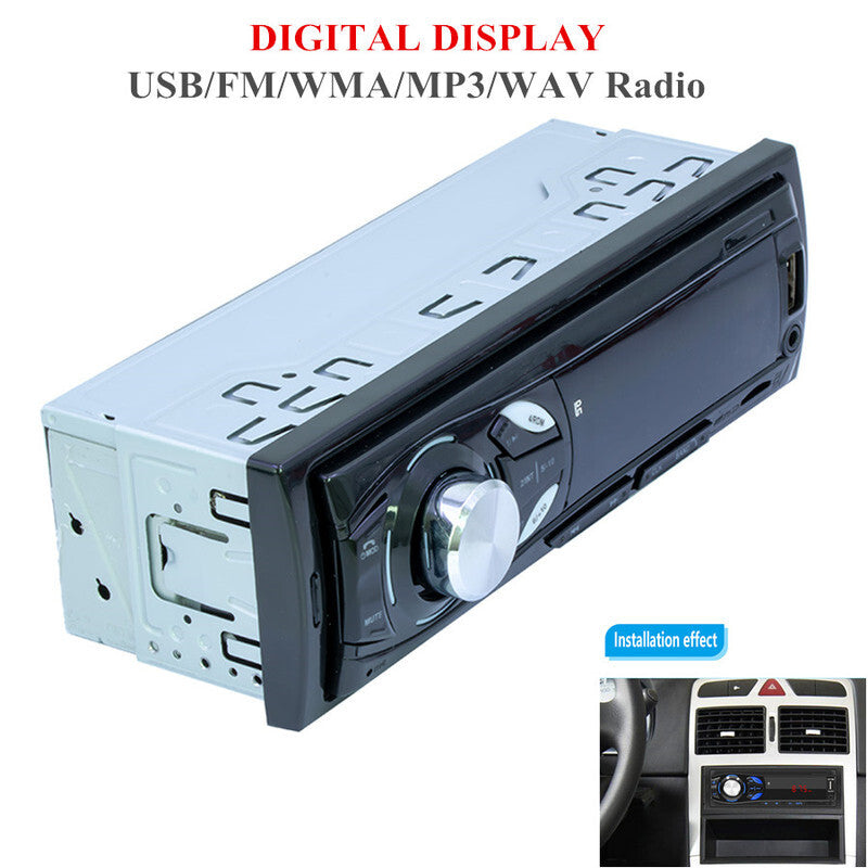 12V 4-Channel Digital Bluetooth Audio USB2.0 /FM/WMA/MP3/WAV Radio Stereo Player v