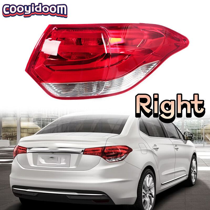 Right TailLight for Citroen C4L II 2013-2015 Rear Light Cover Reversing Light