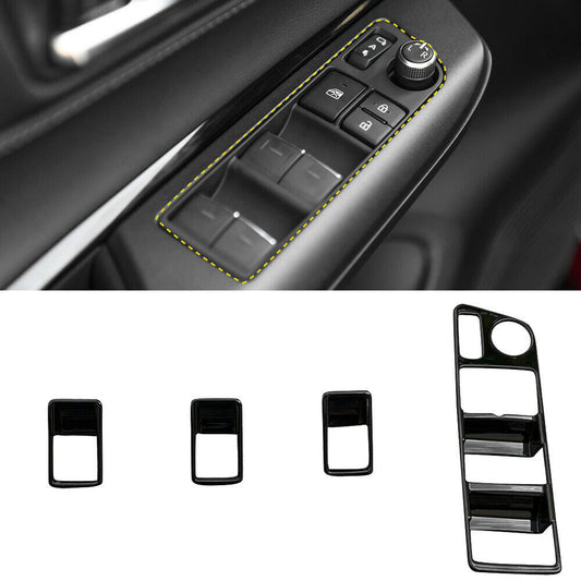 Carbon Fiber Car Console Shifter Hand Brake Cover Trim For RAV4 2006-2012 v