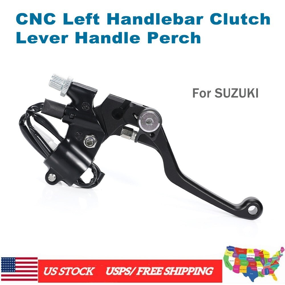 for SUZUKI DRZ400E DRZ400S DRZ400SM CNC Left Handlebar Clutch Lever Handle Perch Q