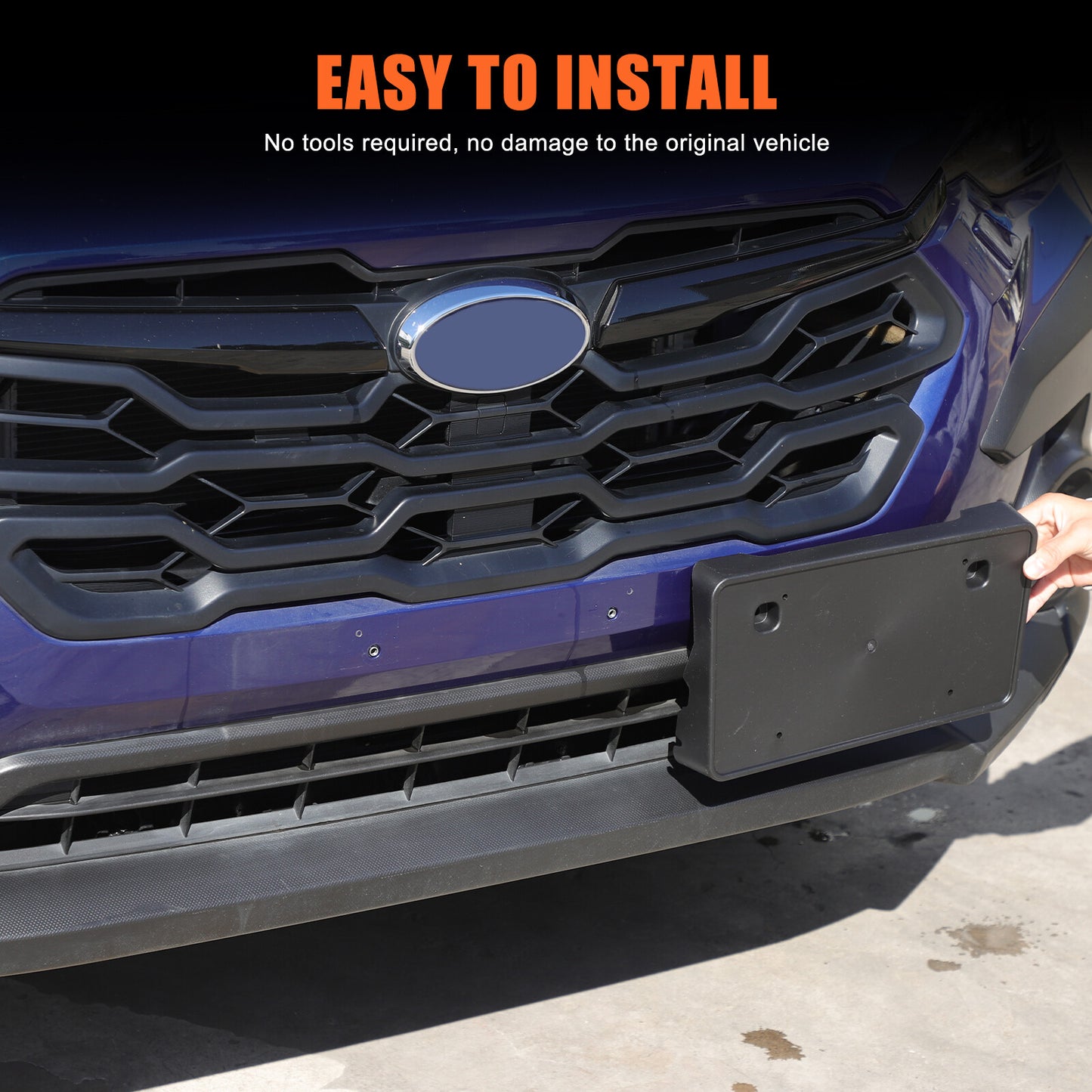 Front bumper license plate bracket support bracket for Subaru Crosstrek 24+- n