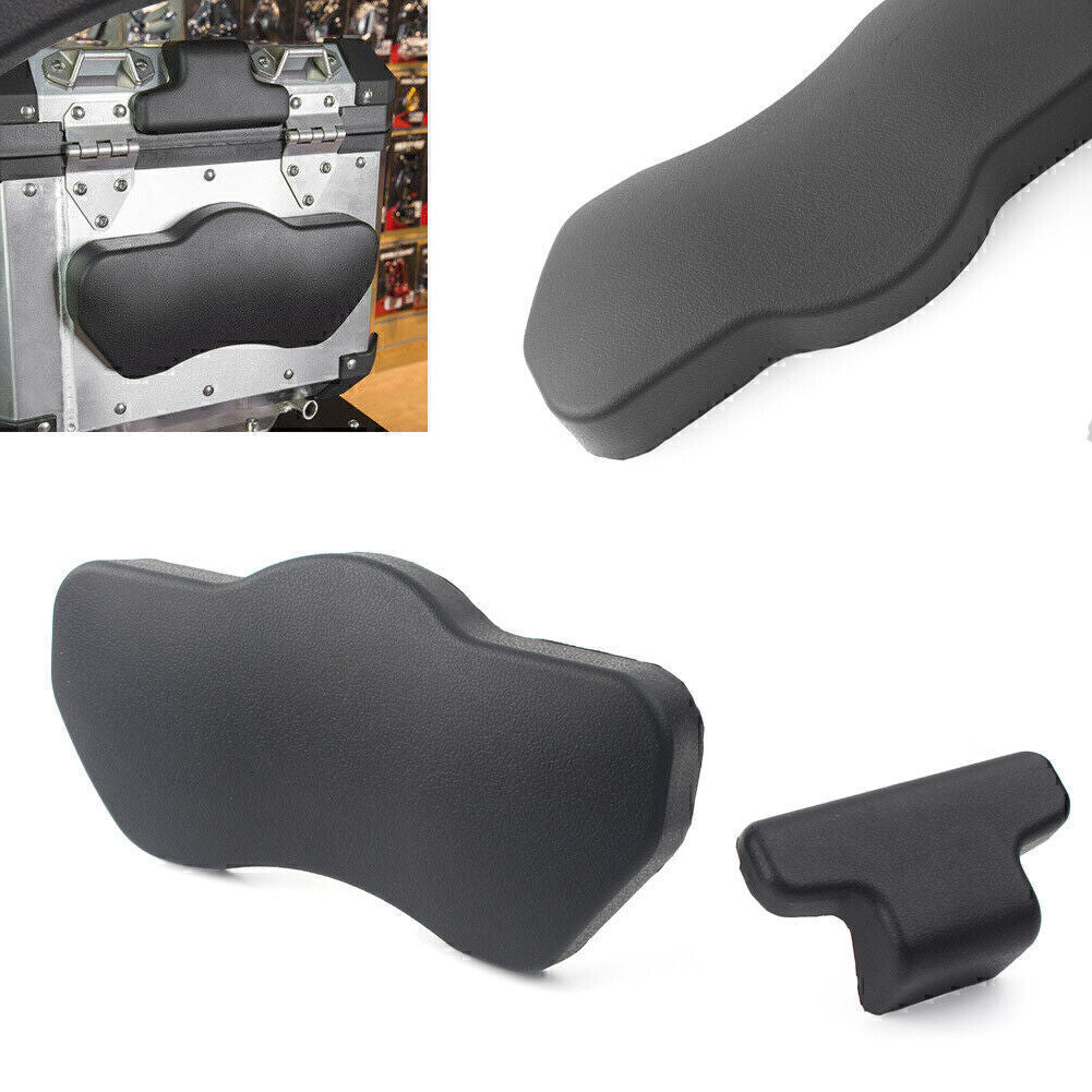 1 Set Black Rubber Foam Backrest Pad Pillow Cushion for BMW F800GS ADV R1200GS