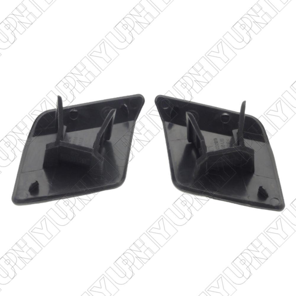 1 Pair For 2014-2018 for BMW for X5 Left  Right Front Bumper Headlight Washer Cover Cap Q
