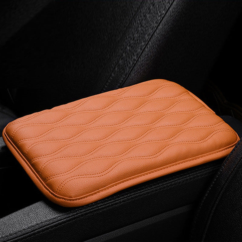 Car armrest mat cover, center console PU leather cushion, universal, well-made. n