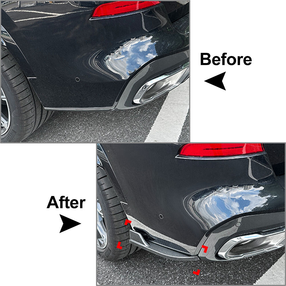 Rear Lip Wrap Angle Corner Spoiler for BMW X5 G05 M Sport 2019-2023