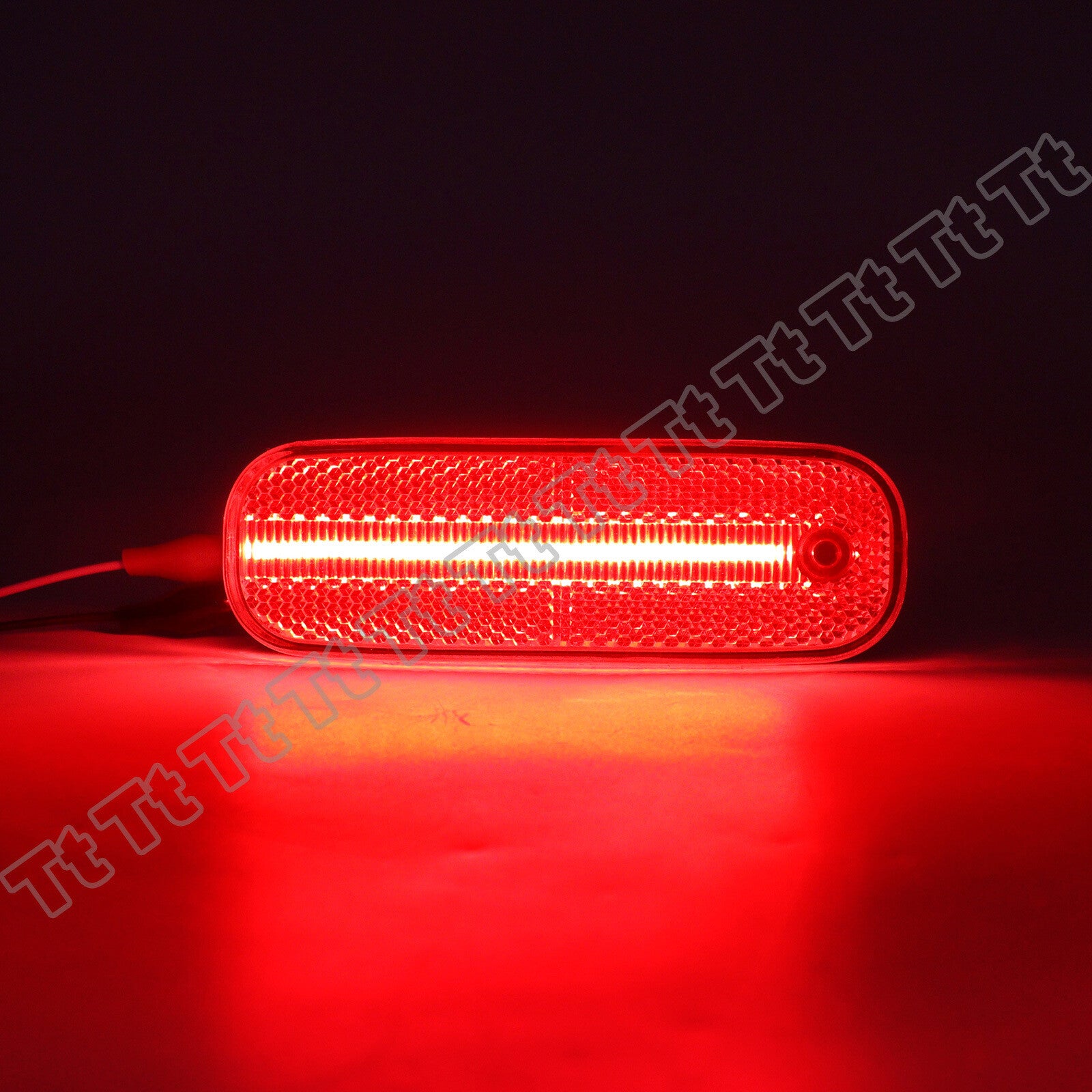 Amber Red LED Front and Rear Bumper Side Marker Lights for 1991 - 2002 for Infiniti G20 - v