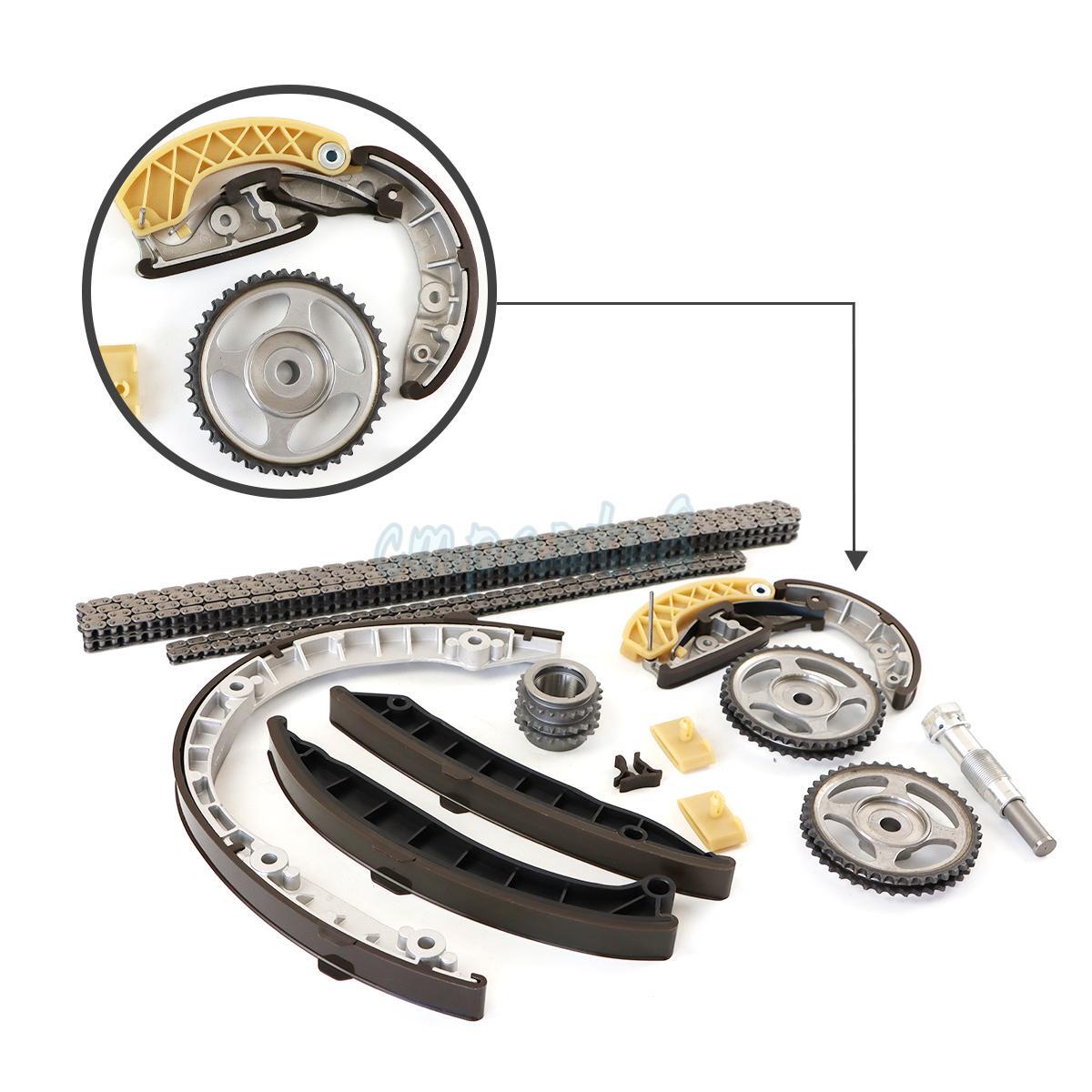 Engine Timing Chain Tensioner Guides Kit fit for Porsche for Panamera 970 3.6L V6 M46 US