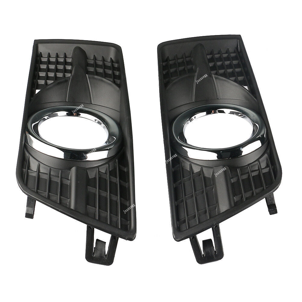 Front Bumper Fog Light Cover Chrome Molding Trim Fit for Cadillac SRX 2010-2016
