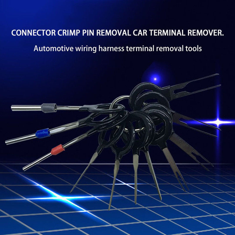 11Pc Terminal Removal Tool Car Electrical Wiring Crimp Connector Pin Extractor