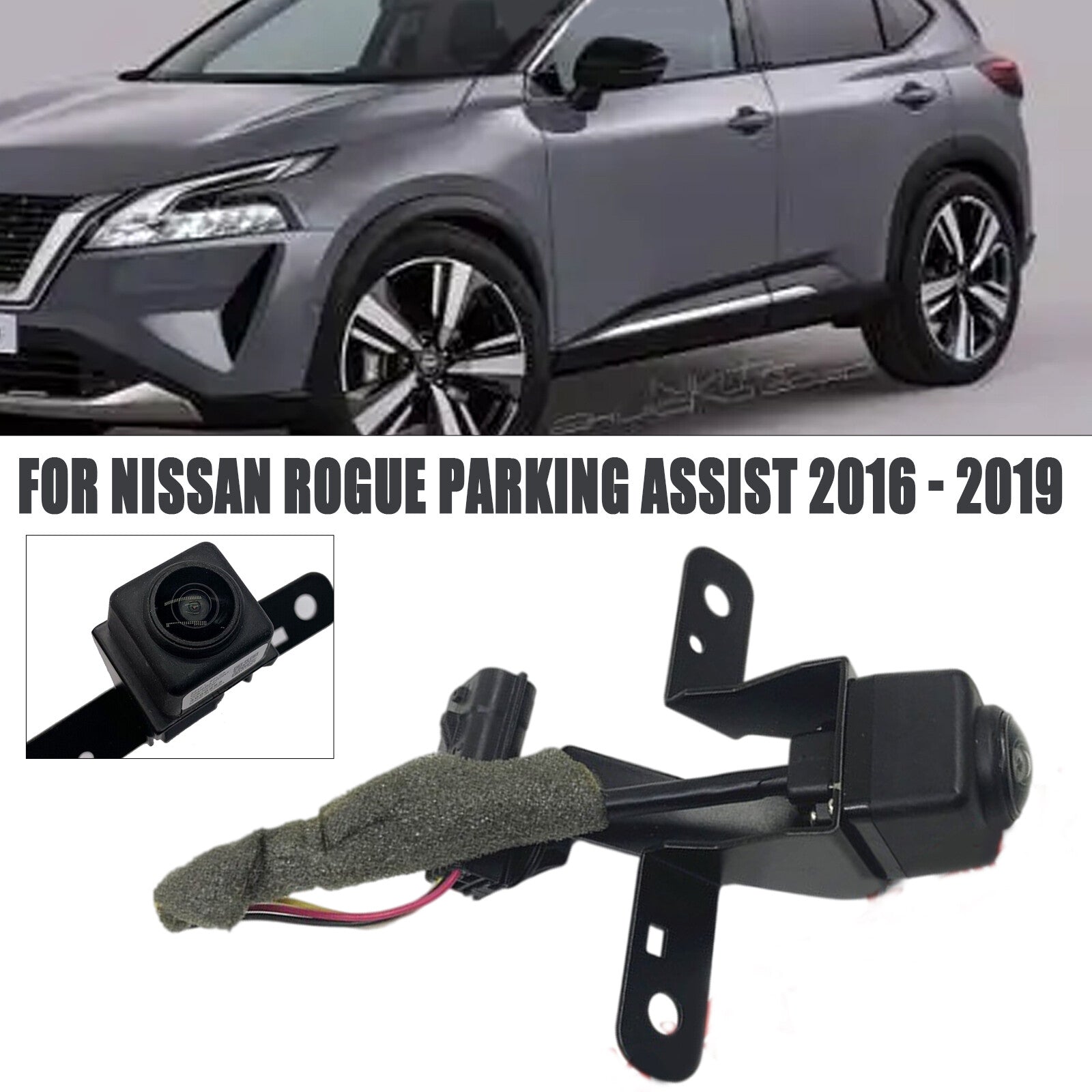 The US-made 284F1-6FL0A forward-view camera is suitable for parking assistance systems in 2016-2019 for Nissan Rogue models. Q