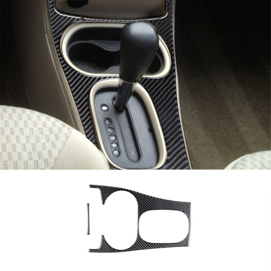 Black Gear Shift Panel Cover Sticker Carbon Fiber For Tacoma 2016-2021 v