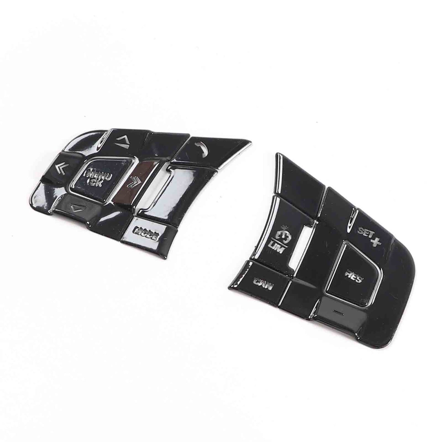 10-piece set of stickers for Jaguar XE, XF, F-PACE, XFL, XEL, E-PACE, and for F-type steering wheel buttons. n