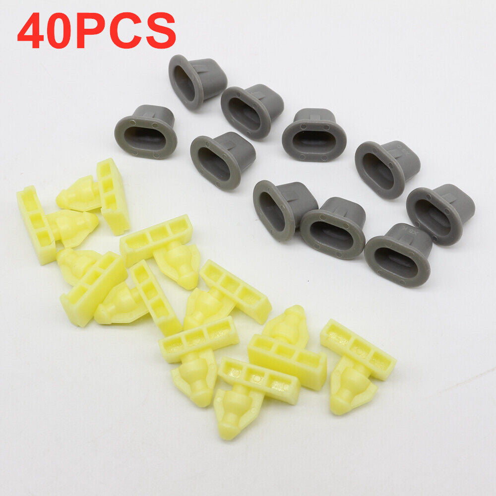 40-piece kit for Infiniti car wheel opening forming clips and grommets - n