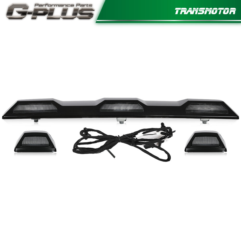 Suitable for 2020-2023 Silverado for Sierra 2500HD 3500HD Amber LED Roof Marker Light Kit Q