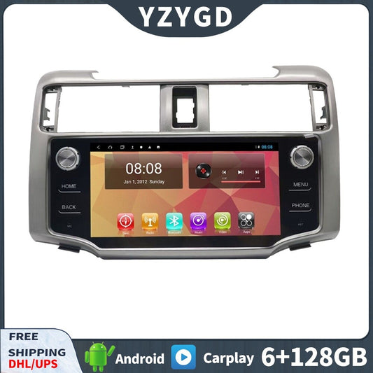for Toyota for 4Runner 2009-2021 Android Carplay Car Radio Stereo GPS 128G Receiver