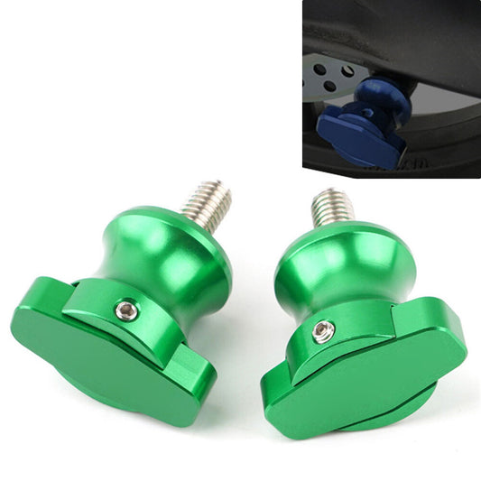 2¢ªCNC Schwingenschieber Spulen St?nderschrauben M8 f¨¹r for Honda CBR600RR 03-17 Gr¨¹n