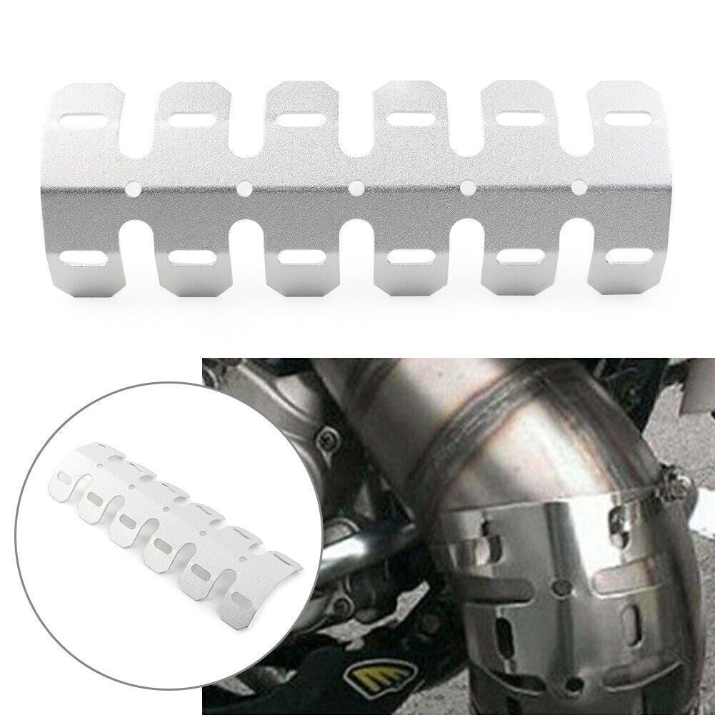 Motorcycle Exhaust Muffler Pipe Heat Shield Cover Heel Guard Dirt Bike