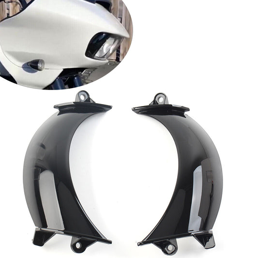 2x for Harley Road Glide FLTRX 15-23 Front Headlight Fairing Vent Block Closure