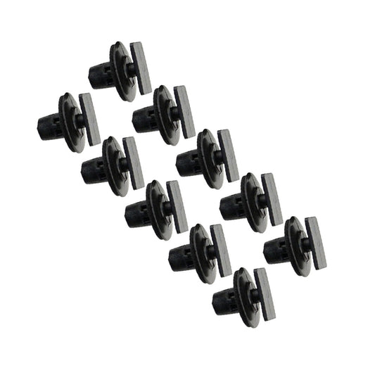 Set of 10 Rocker Molding Clips Black fits for Nissan for Altima 2010-On | Maxima 2010-On