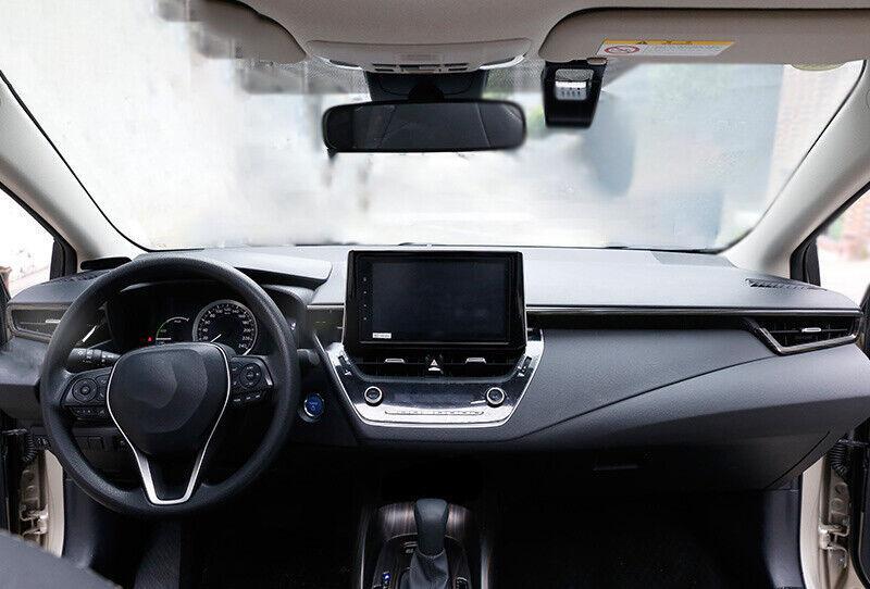 Black Wood Grain Instrument LR Air Outlet Trim Fit for Toyota for Corolla 2019-2021