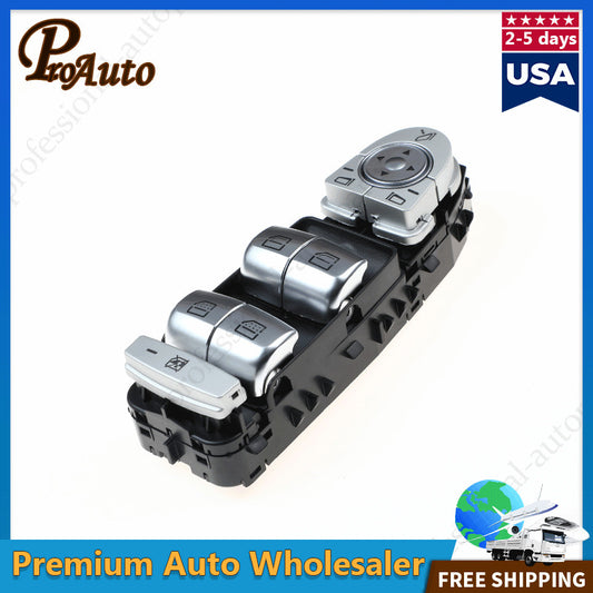 Master Power Window Switch Front Left for Mercedes Benz W205 C300 2229056800