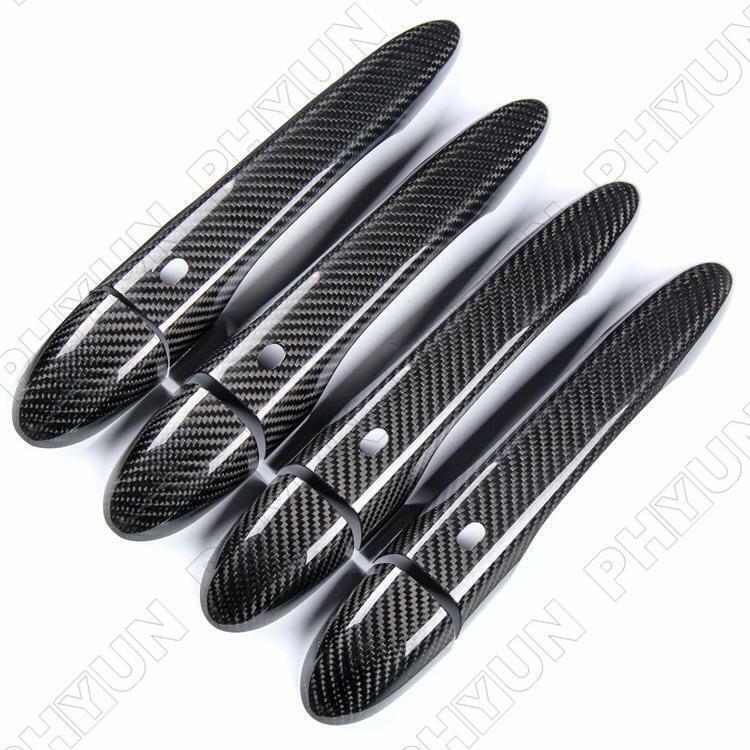 Suitable for 2014-2019 for Maserati Ghibli door handle cover trim kit, carbon fiber, 4-piece set. n