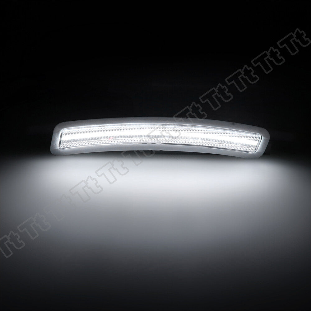 White front bumper side marker reflector lights for 14-20 for F80 M3 F82 F83 M4- v