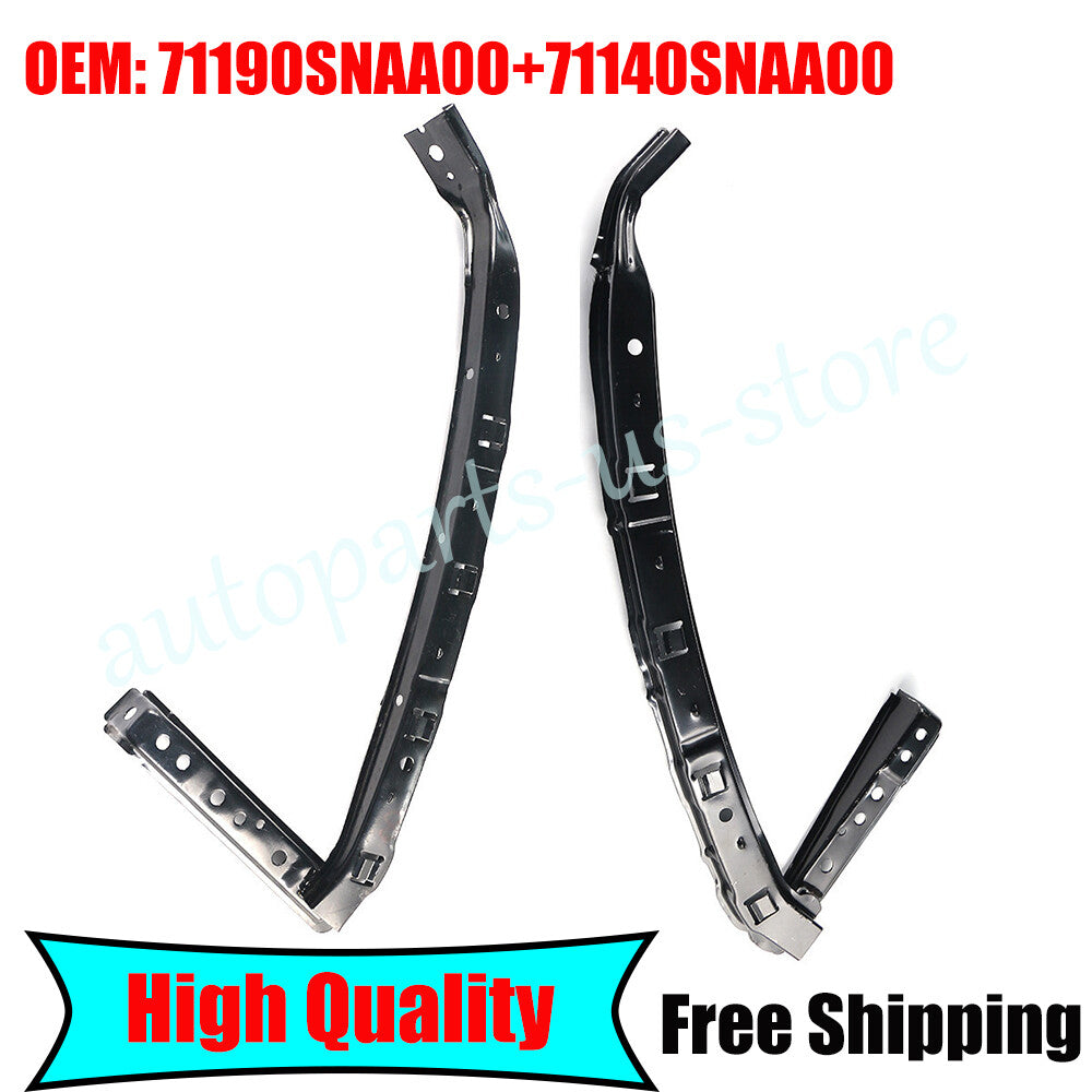 2Pcs Front Left Right Upper Bumper Mounting Bracket Fits for Civic 2008-2011