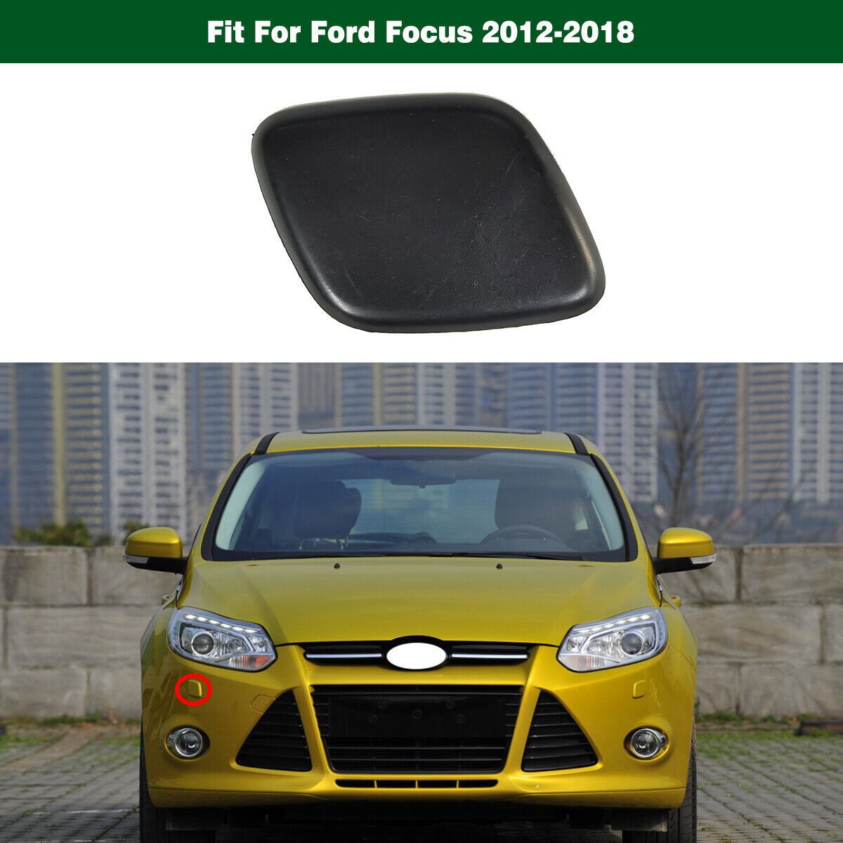 Front Bumper Right Headlight Washer Nozzle Cover Cap  for ford  Focus 2012-2018 Q